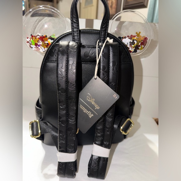 Loungefly Disney Mickey Mouse Confetti backpack and wallet set- - Picture 5 of 12